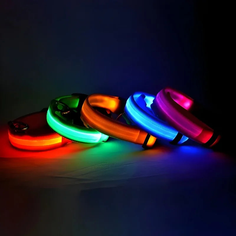 Nylon LED Dog Collar